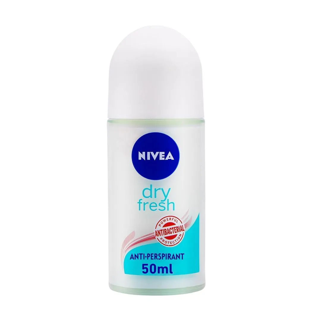 Nivea Antiperspirant Roll-On For Women Dry Fresh Antibacterial Protection 50 ml