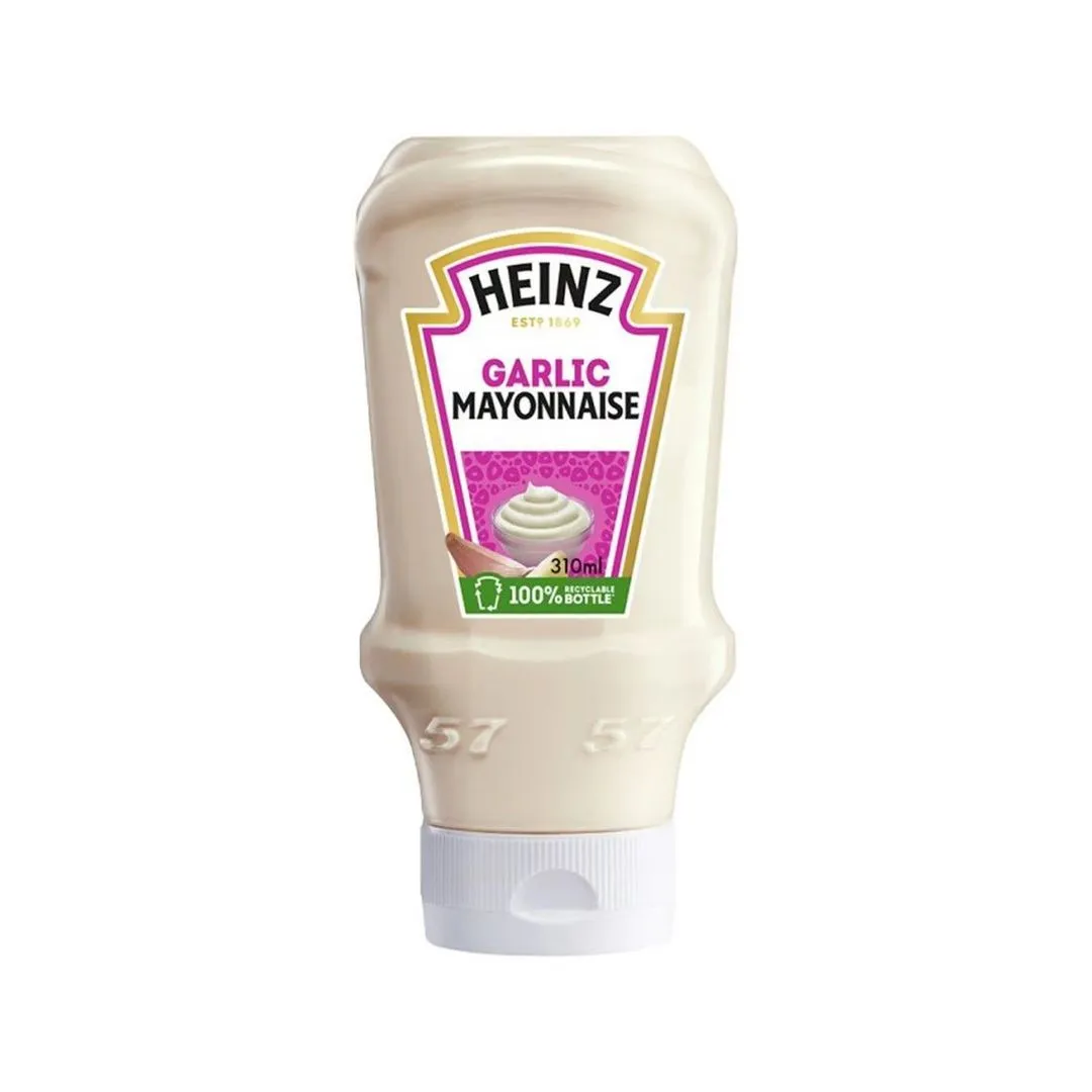 Heinz Garlic Mayonnaise Sauce Squeeze Bottle, 310ml