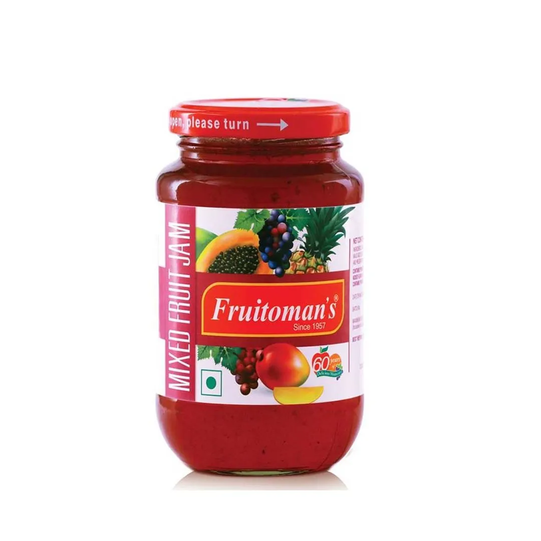 FRUITOMANS JAM MIXED FRUIT 350GM