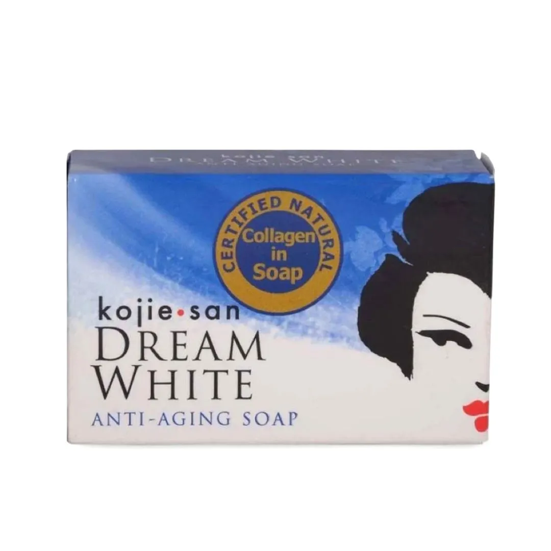 Kojie San Dream White Anti Aging Soap Bar, 135g