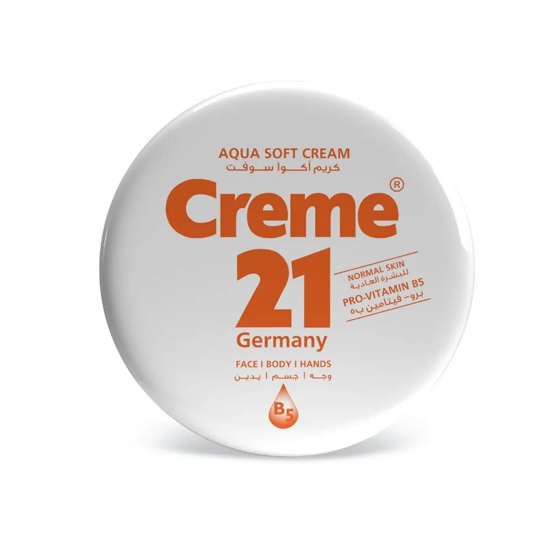 Creme 21 Aquasoft Normal Skin Cream with Pro-Vitamin B5 250 ml