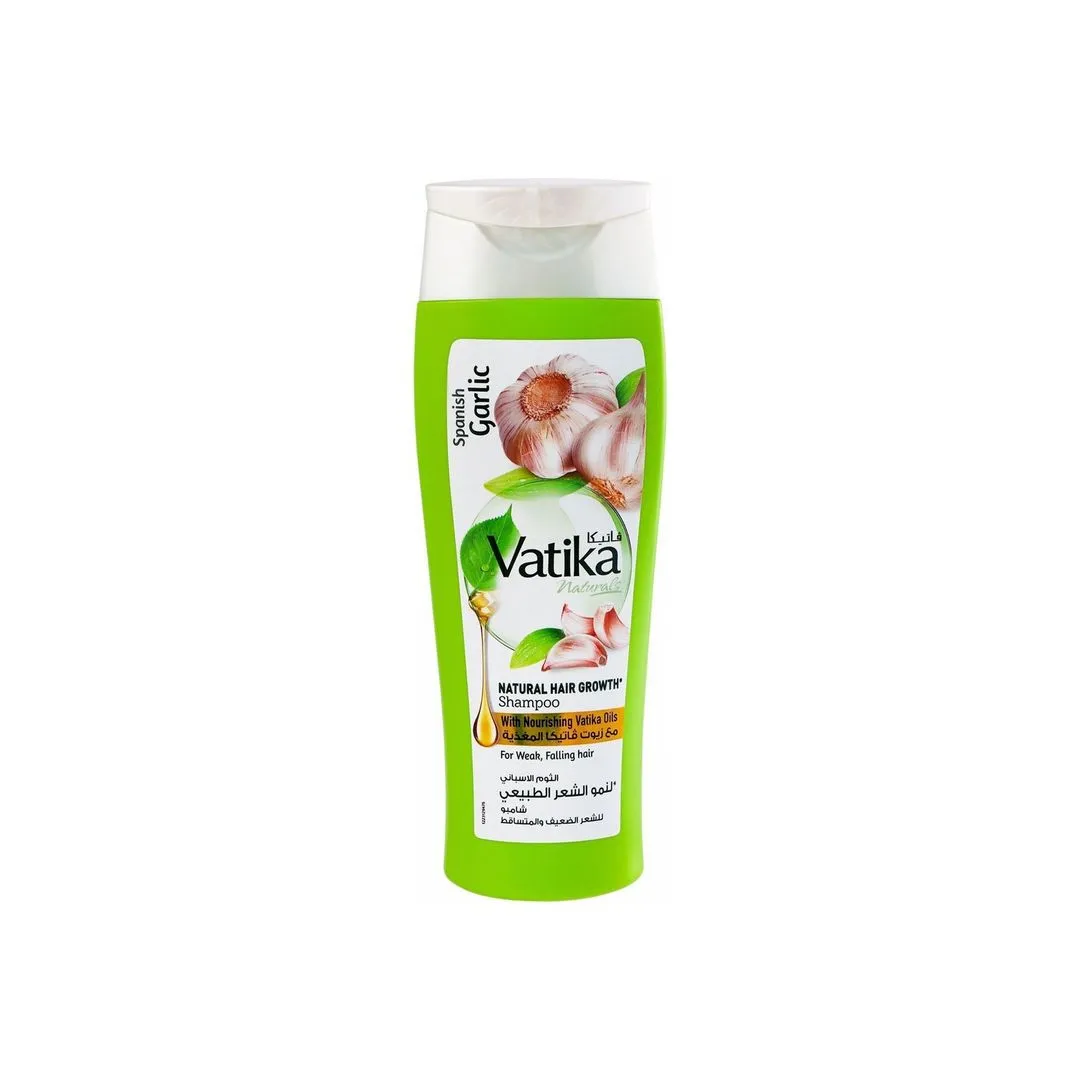 Vatika Naturals Spanish Garlic Natural Hair Growth Shampoo, 400ml