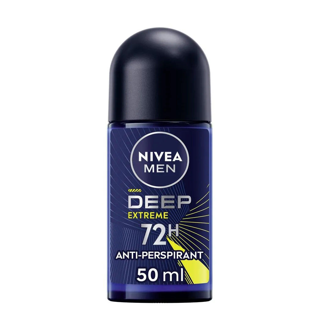 Nivea Men Anti Perspirant Deep Extreme Deodorant Roll-On, 50ml