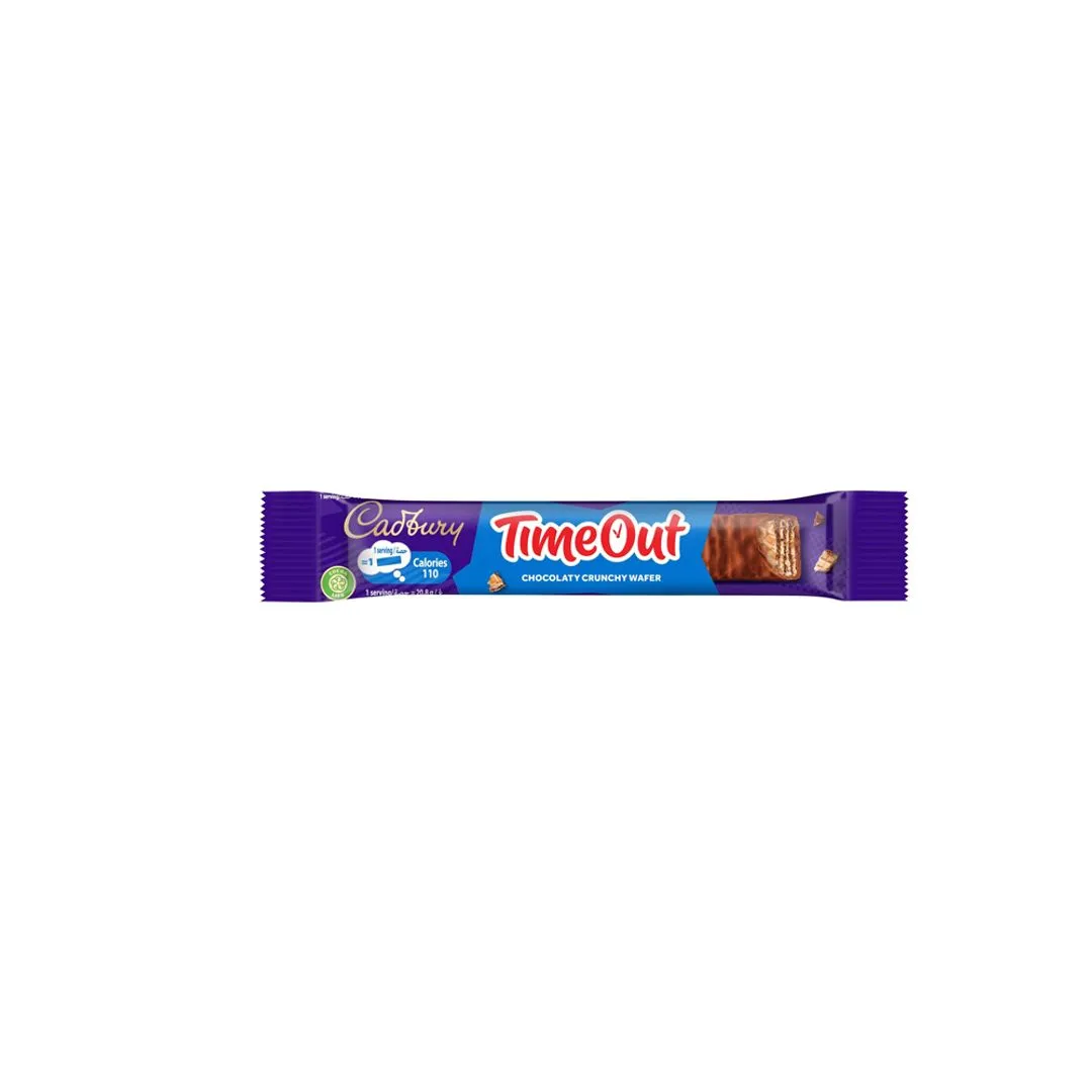Cadbury Time Out Chocolaty Crunchy Wafer, 20.8g