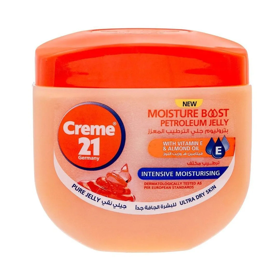 Creme 21 Moisture Boost Petroleum Jelly with Vitamin E & Almond Oil, 300ml