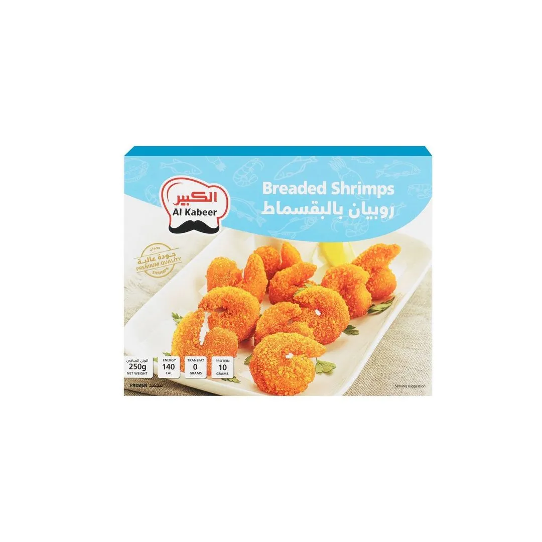 Al Kabeer Breaded Shrimps, 250g