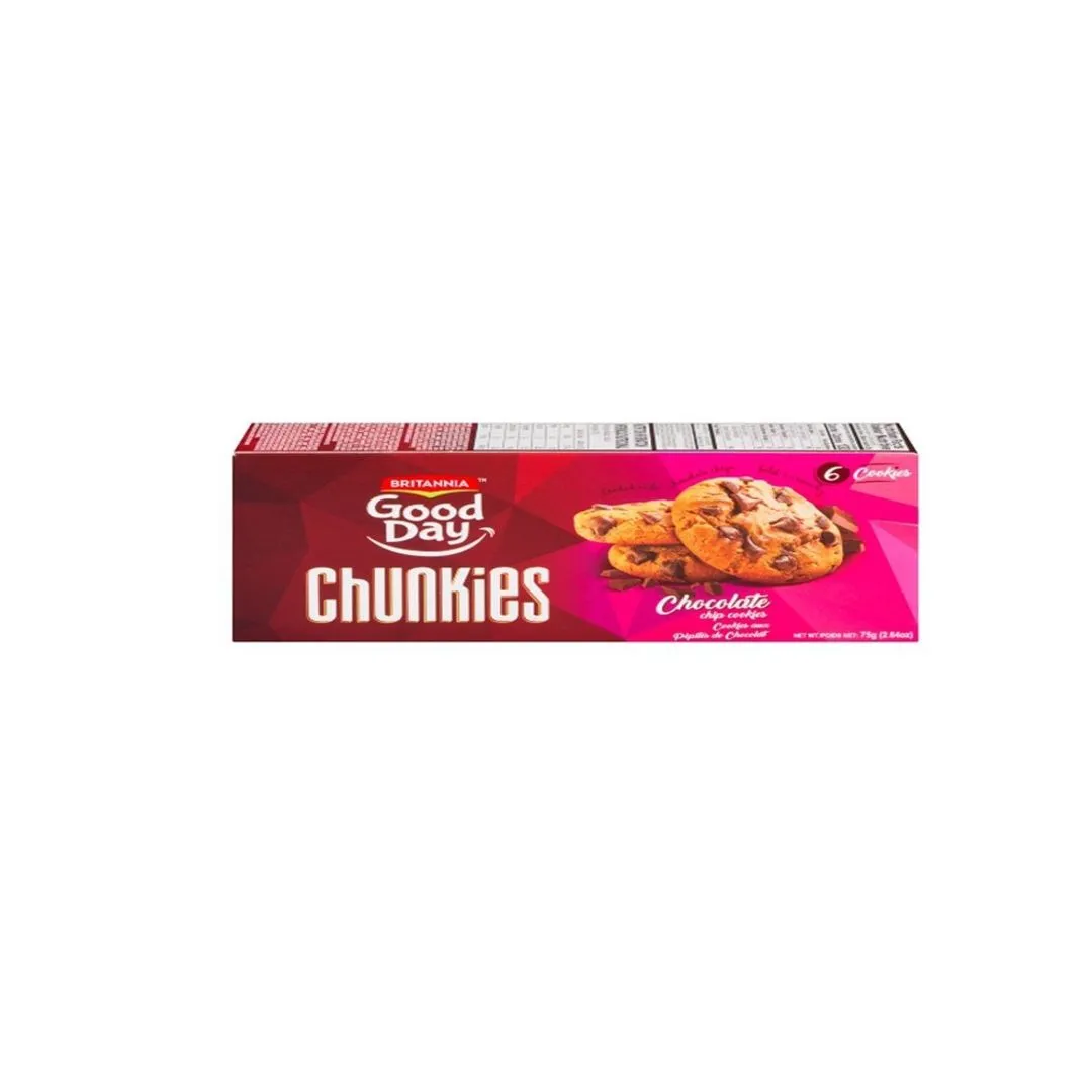 Britannia Good Day Chunkies Chocolate Cookies, 125g