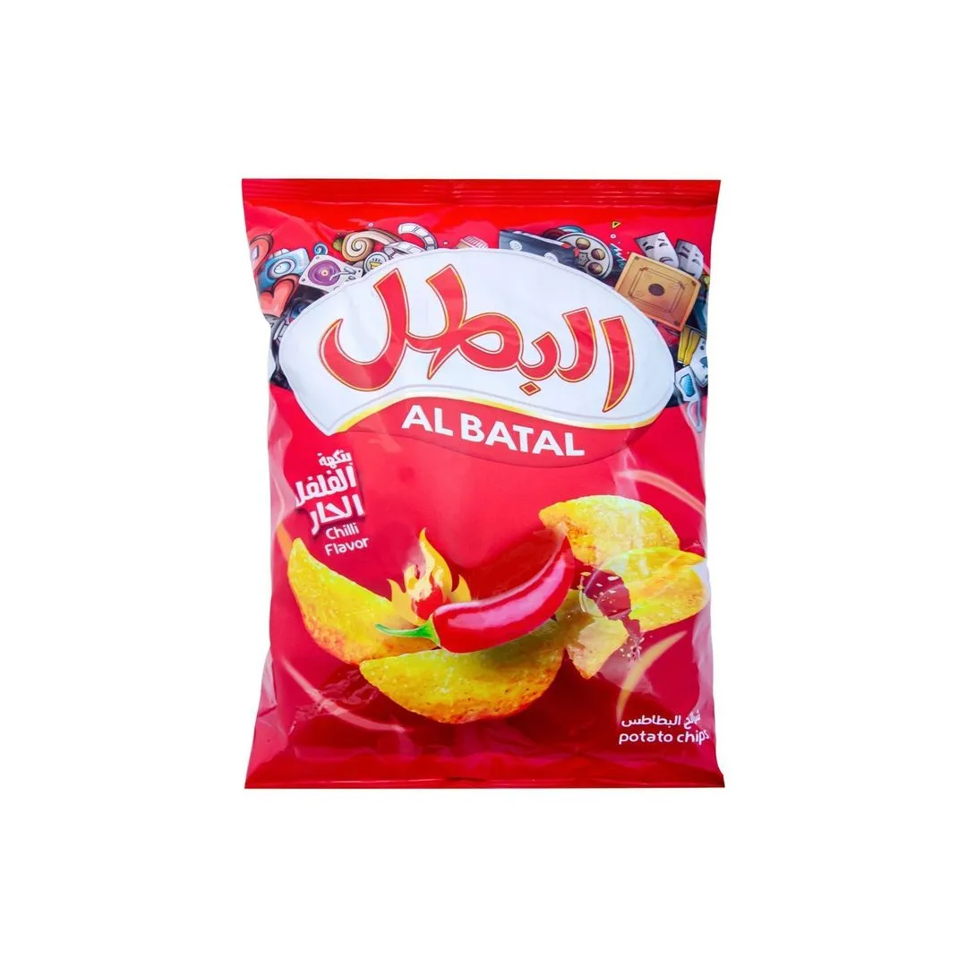 Al Batal Chilli Flavor Potato Chips, 110g