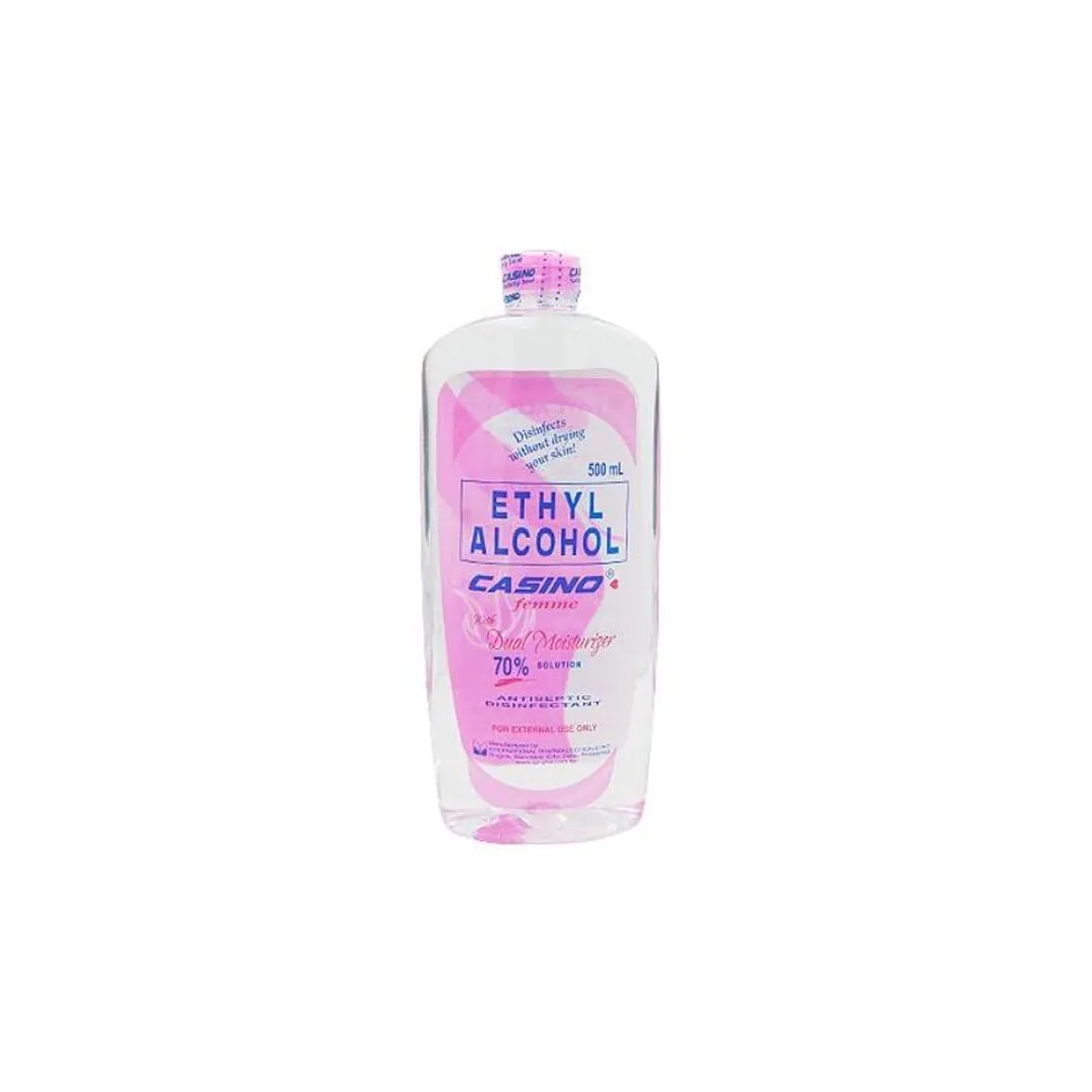 Casino Ethyl Alcohol Femme Dual Moisturizer 70% Solution Antiseptic Disinfectant