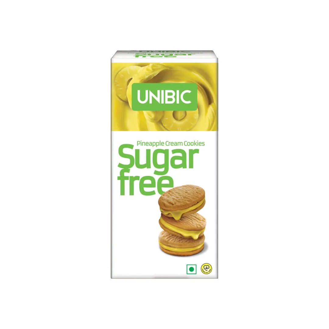 Unibic Pineapple Cookies Sugar Free 75g