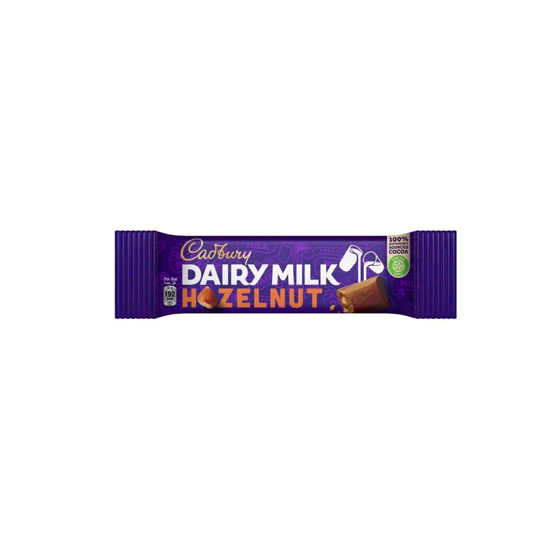 Cadbury Dairy Milk Hazelnut Chocolate Bar, 30g