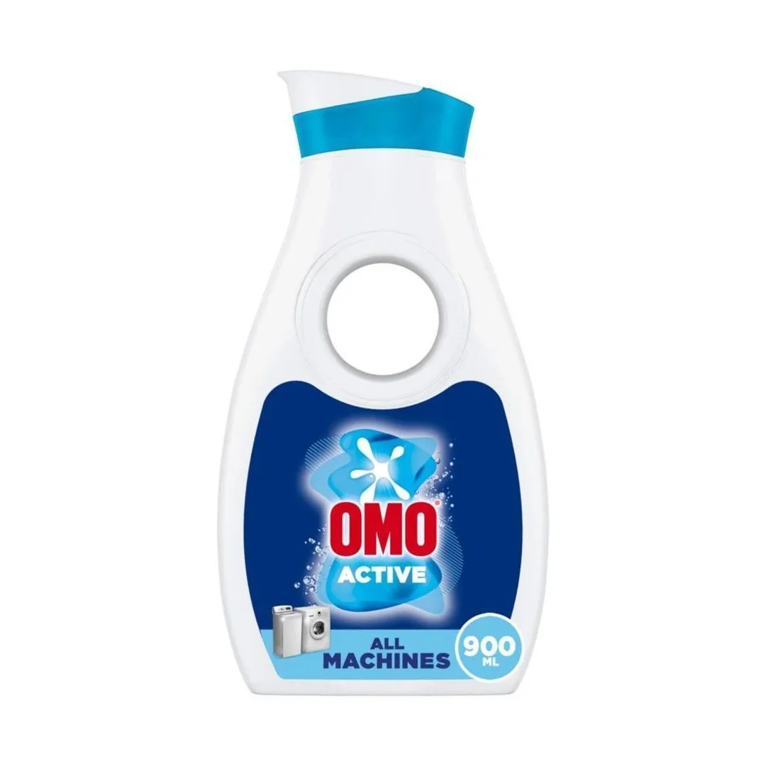 Omo Liquid Active Automatic Low Sensitive Liquid Detergent, 900ml