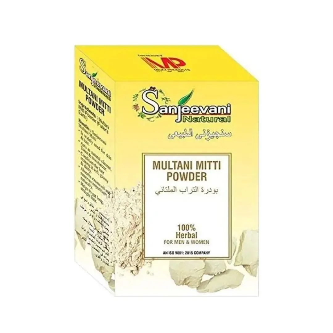 Sanjeevani Natural Multani Mitti Powder 100% Herbal for Women & Men 100g
