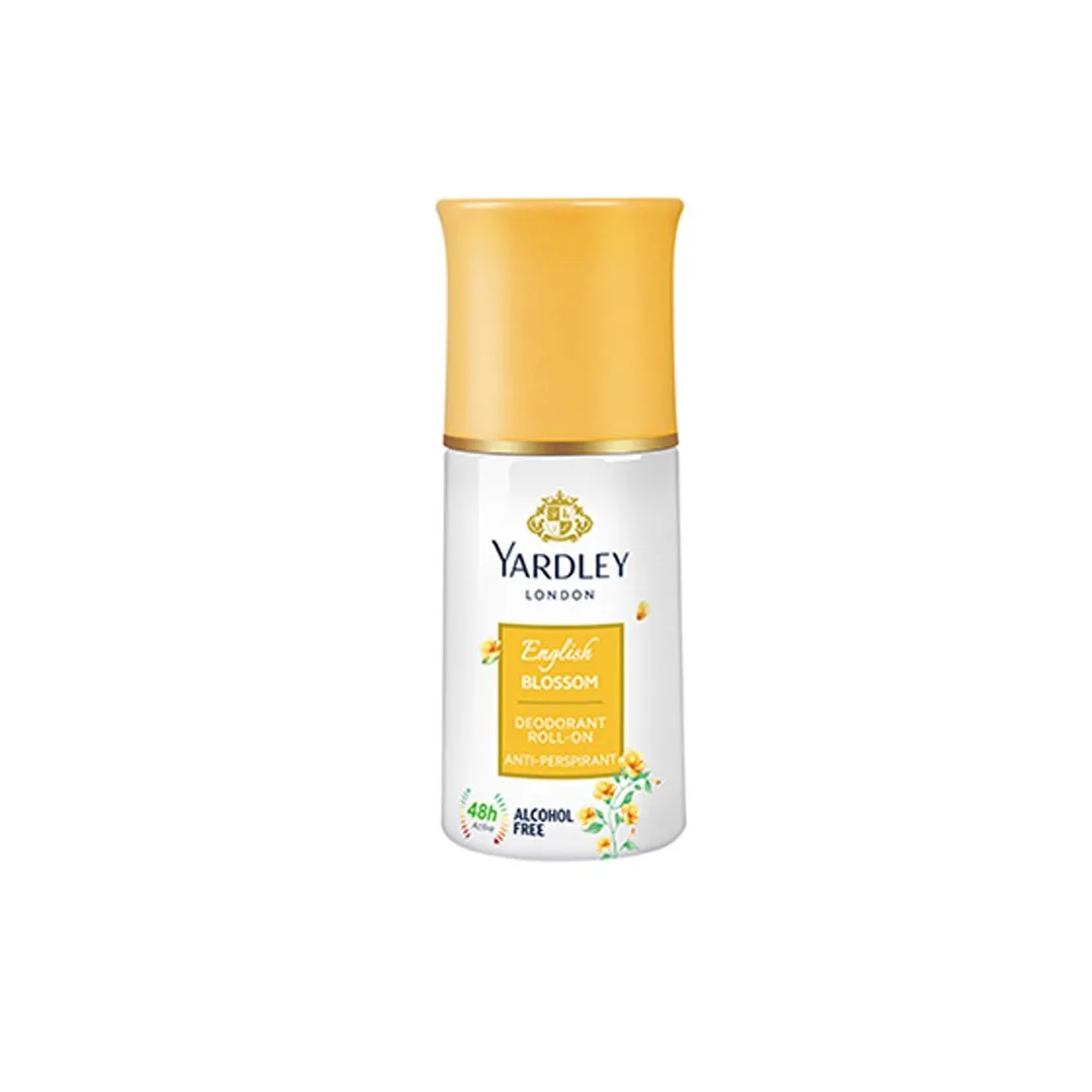 Yardley English Blossom Roll On Deodorant, 50ml