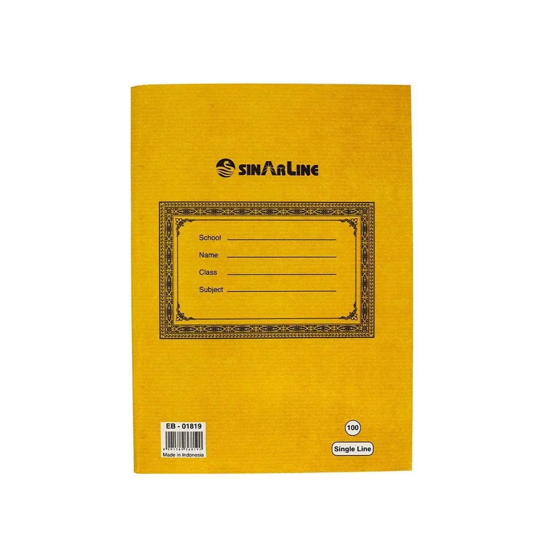 SINARLINE BOOK SINGLE LINE 01170