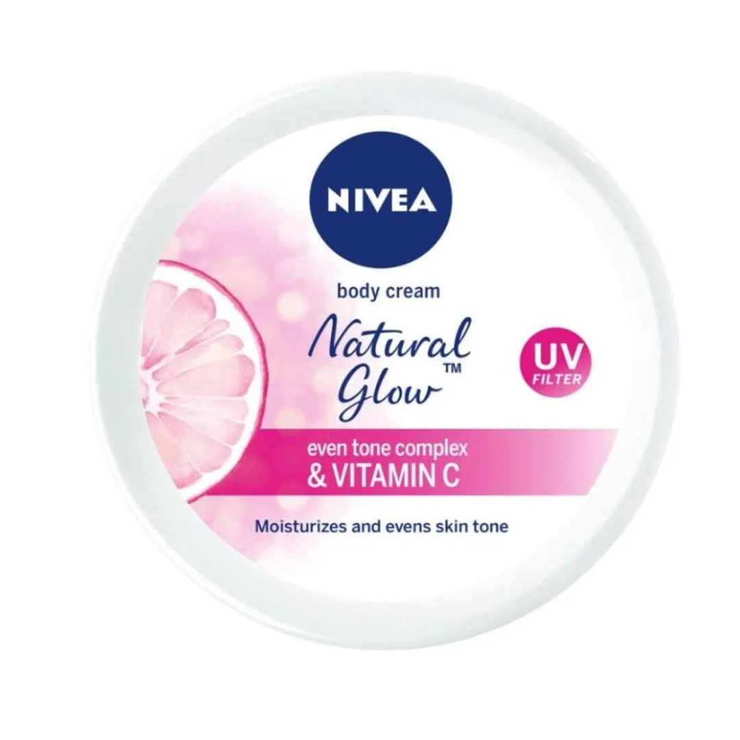 Nivea Natural Glow UV Filter Body Cream, 200ml