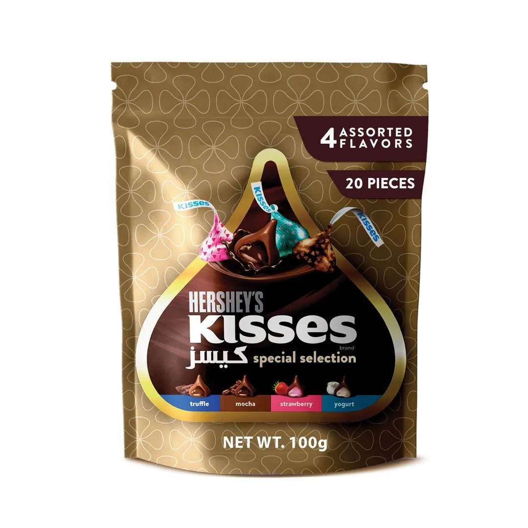 Hershey's Kisses Special Selection 4 Flavors Chocolates, 100g