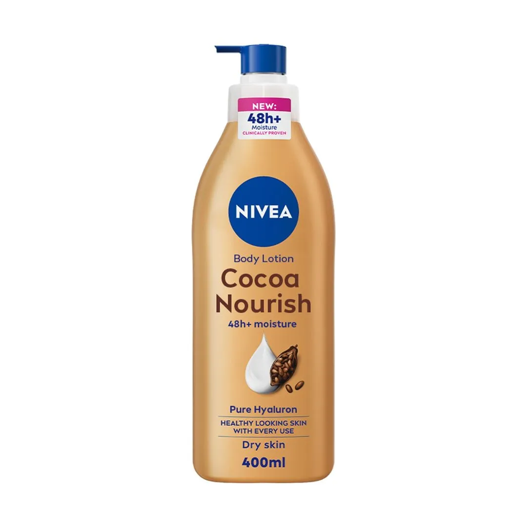 Nivea Cocoa Butter Body Lotion for Dry Skin, 400ml