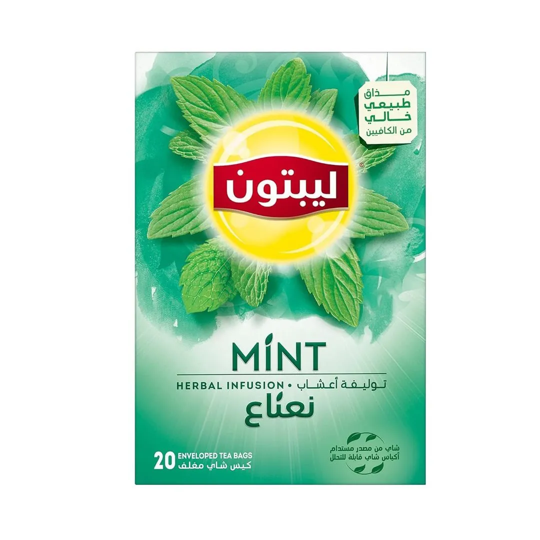 Lipton Herbal Infusion Tea Mint Teabags, 20 Teabags