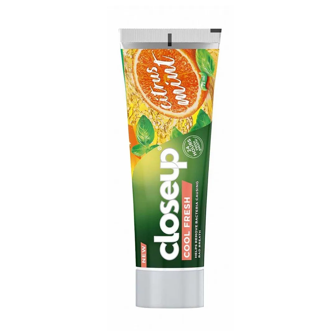 Closeup Cool Fresh Whitening Toothpaste with Citrus & Mint, 75ml