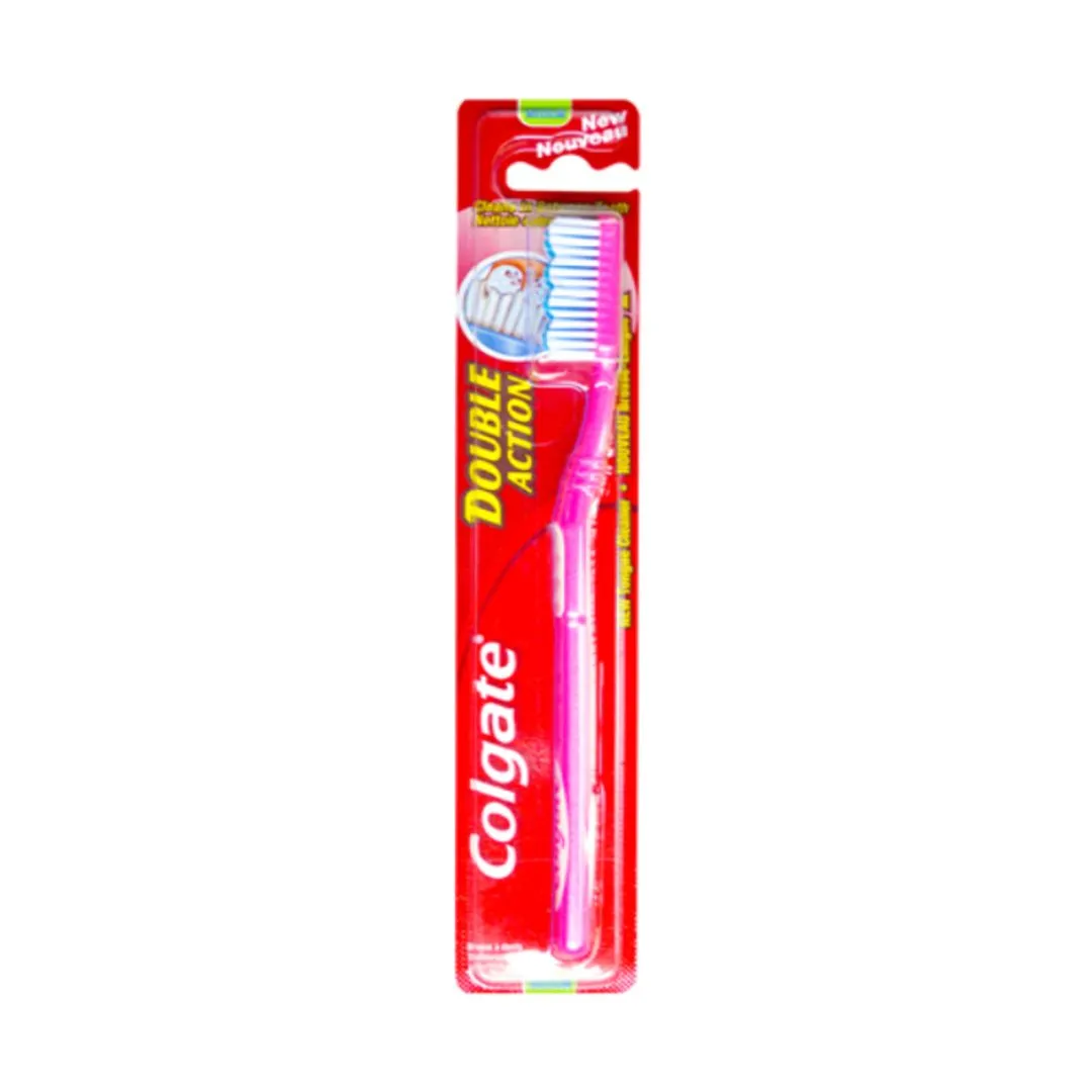 Colgate Double Action Medium Toothbrush, 1 Piece