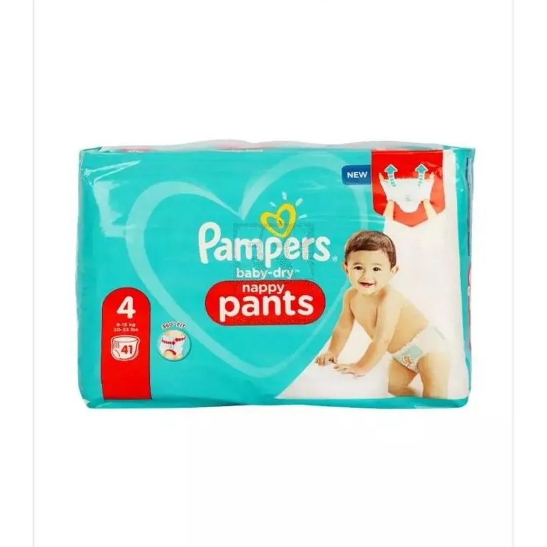 Pampers Baby-Dry Diaper Pants Size 4 (9-15kg), 41 Pieces