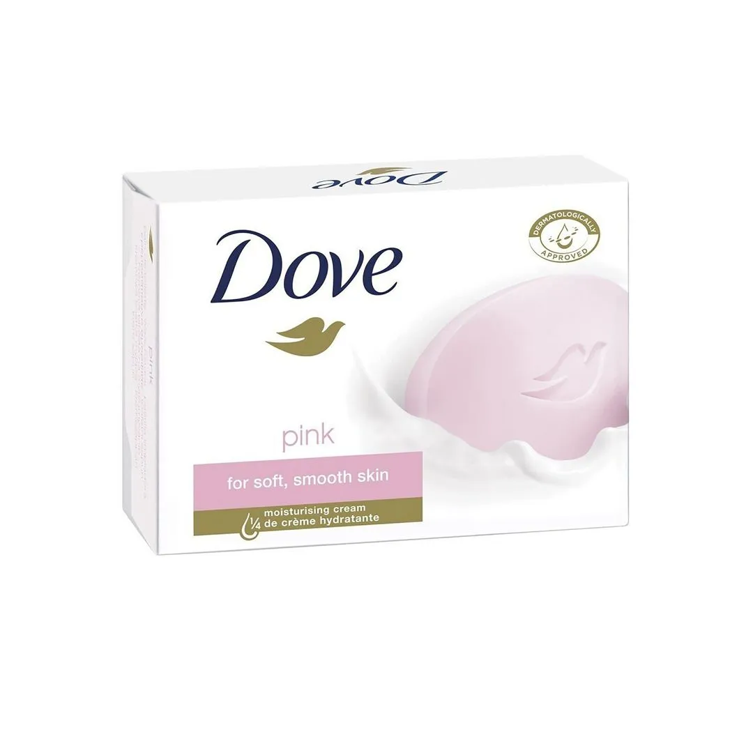 Dove Pink Soap Bar with Moisturizing Cream, 125g