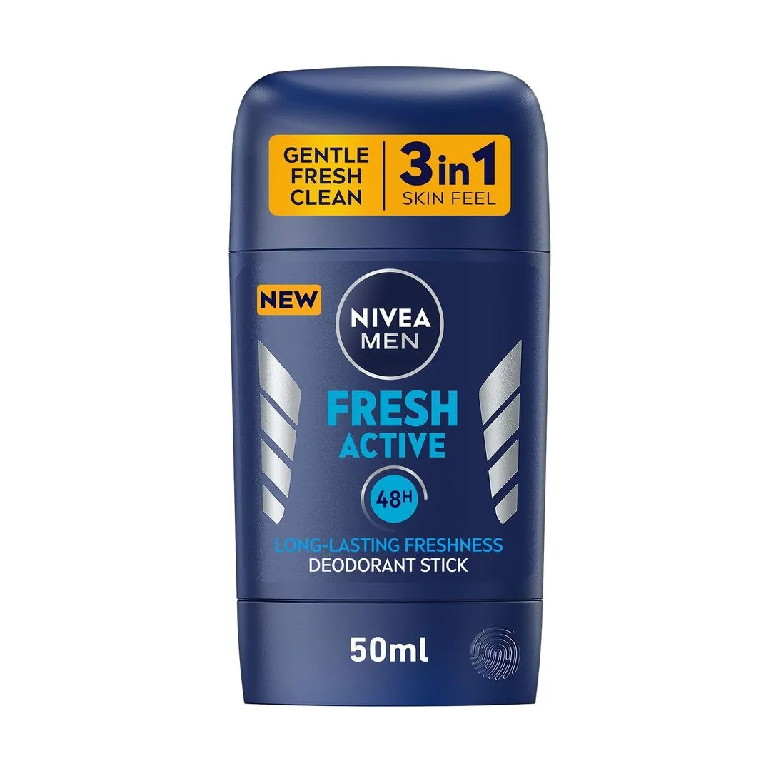 Nivea Men Fresh Active Deodorant Stick, 50ml
