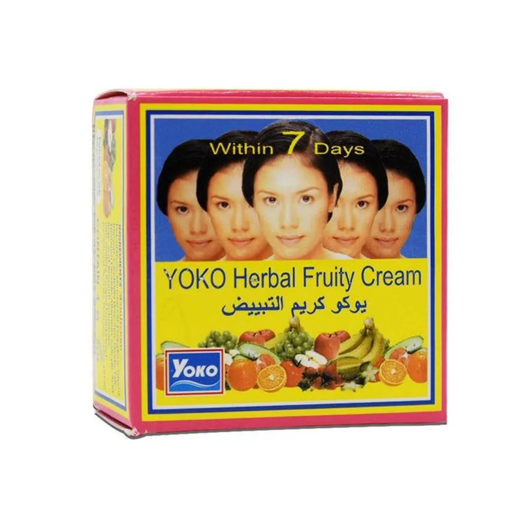 Yoko Face Cream with Herbal Extracts & Fruit Extracts, 4g