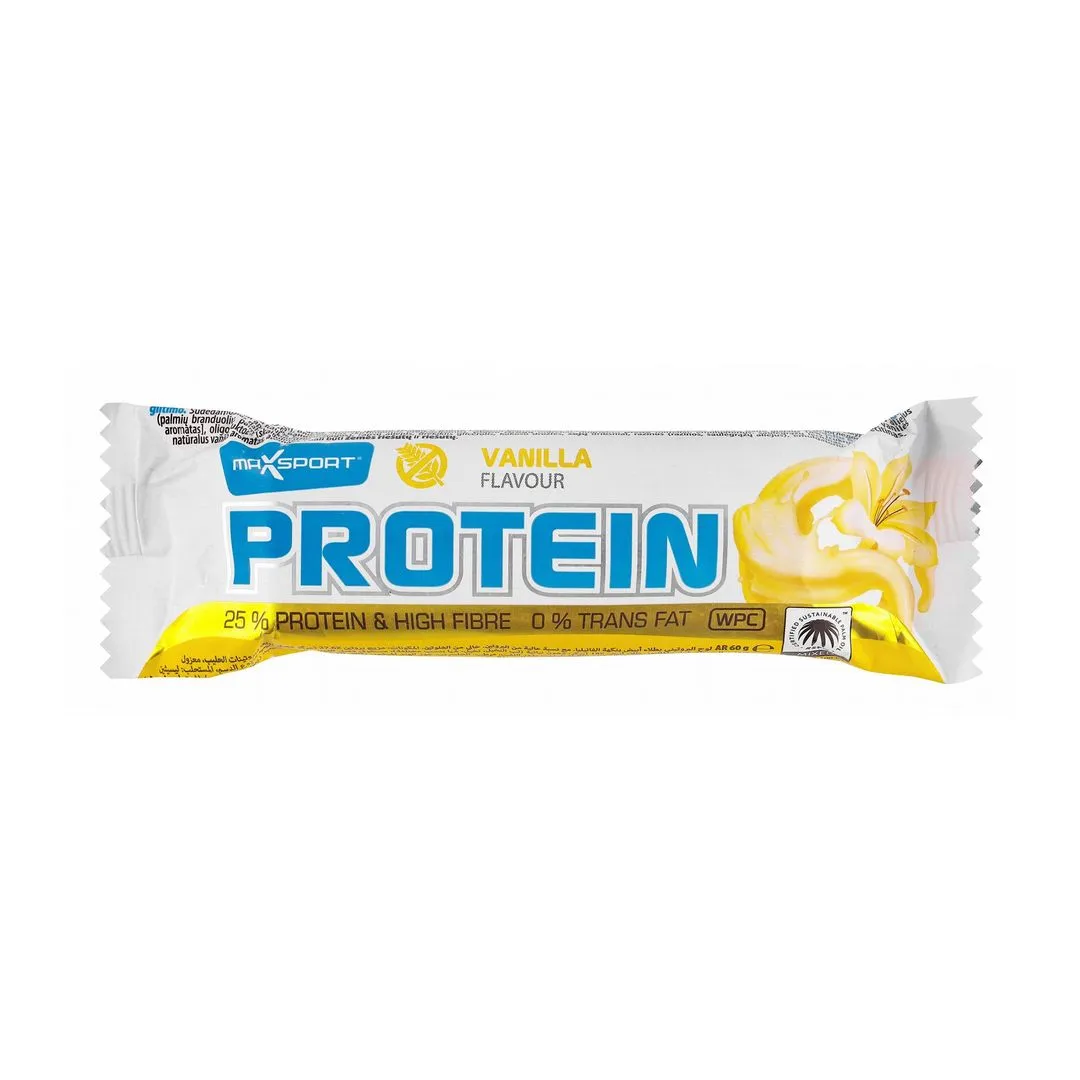 Max Sport 25% Protein Bar Vanilla Flavor, 60g