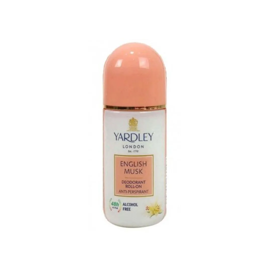 Yardley English Musk Roll On Deodorant, 50ml