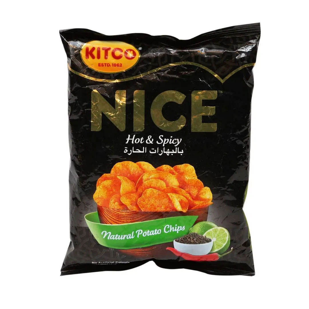 Nice Hot & Spicy Potato Chips, 80g