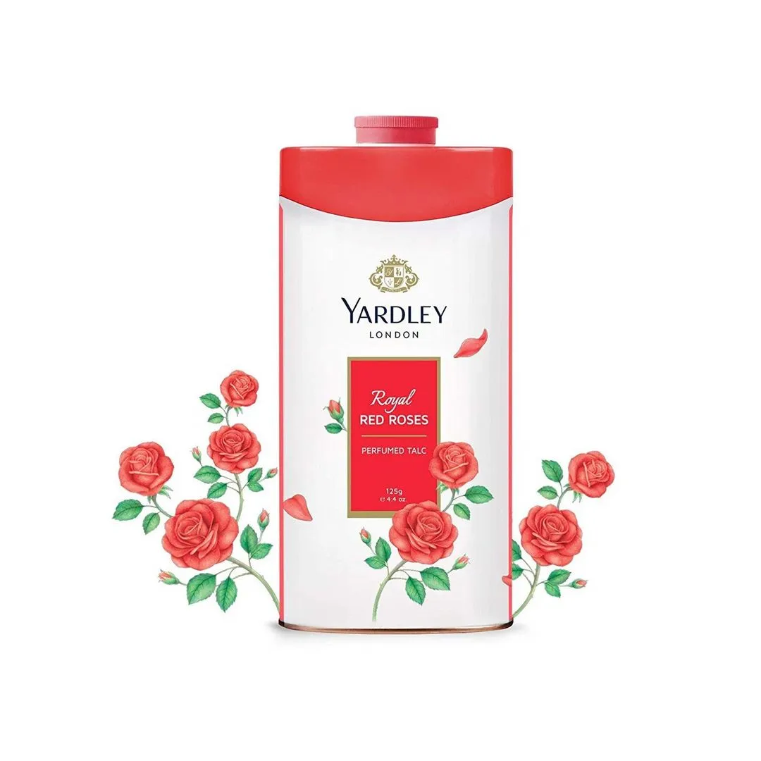 Yardley Royal Red Rose Perfumed Talc 125 G
