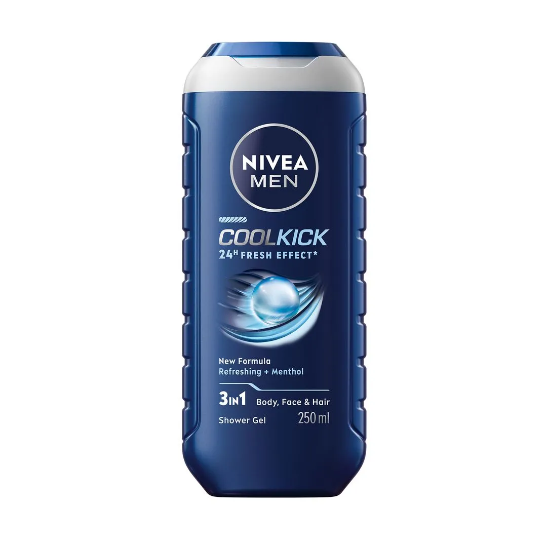Nivea Men Cool Kick Shower Gel, 250ml