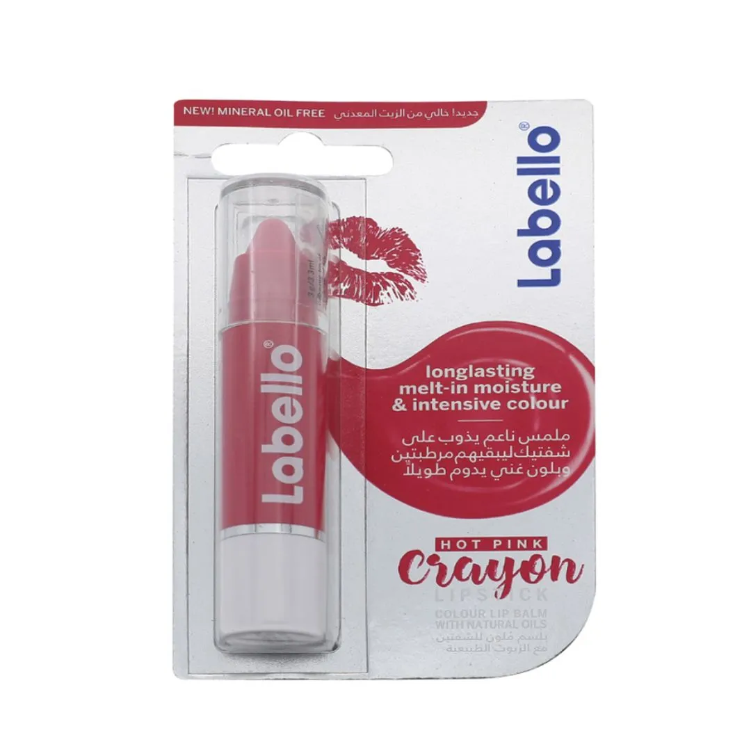 Labello Crayon Lipstick Hot Pink 3 g