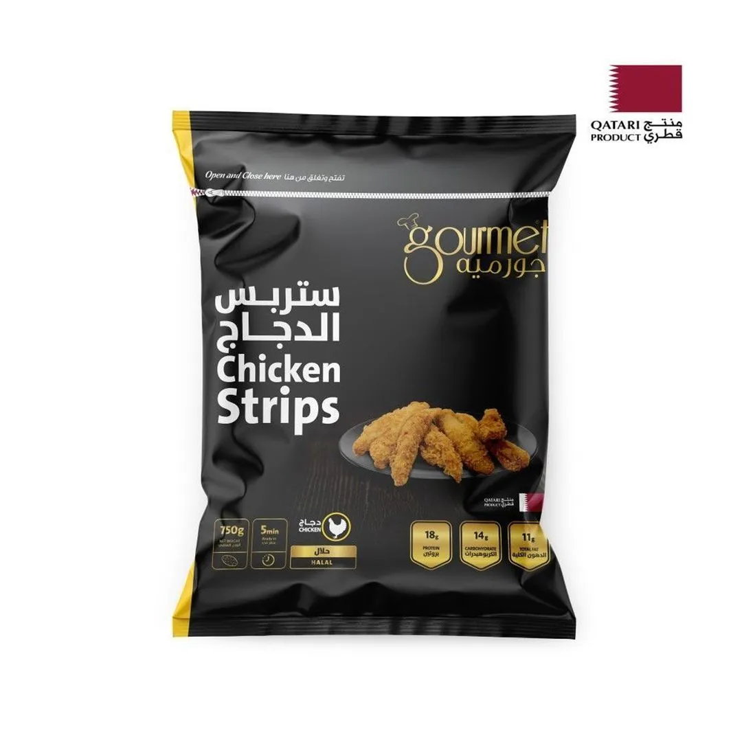 Gourmet Chicken Strips 750G
