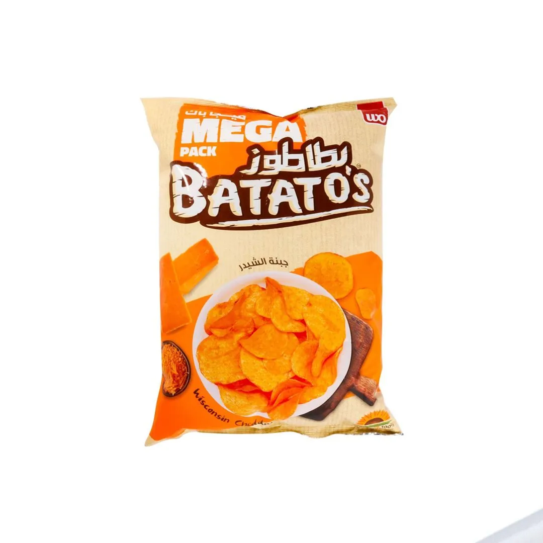 Batatos Wisconsin Cheddar Potato Chips, 167g