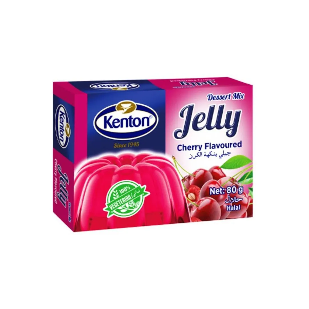 Kenton Jelly Raspberry Flavoured Powder, 80g