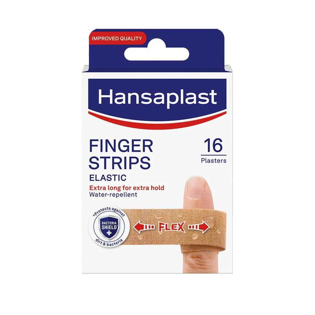 Hansaplast Elastic Finger Strips, 16 Pieces