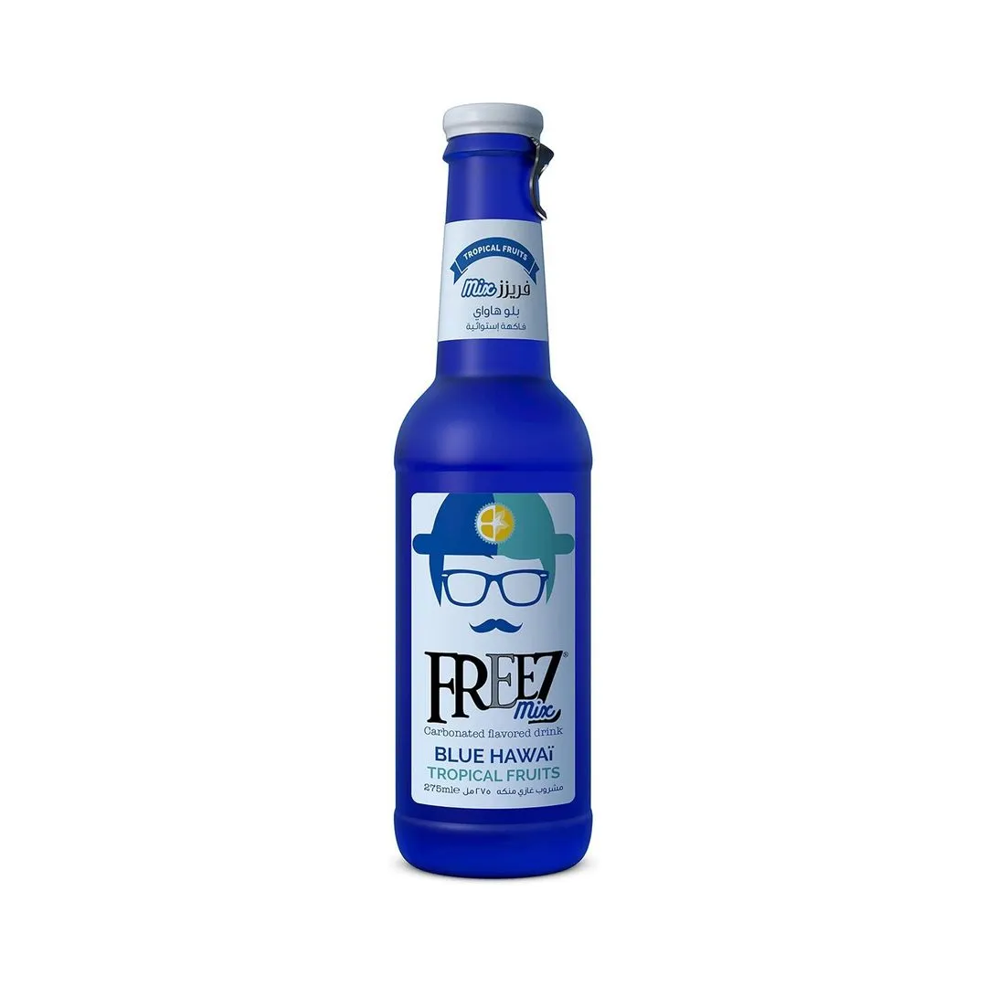 Freez Blue Hawaii Tropical Fruits Flavored Carbonated Drink, 275ml