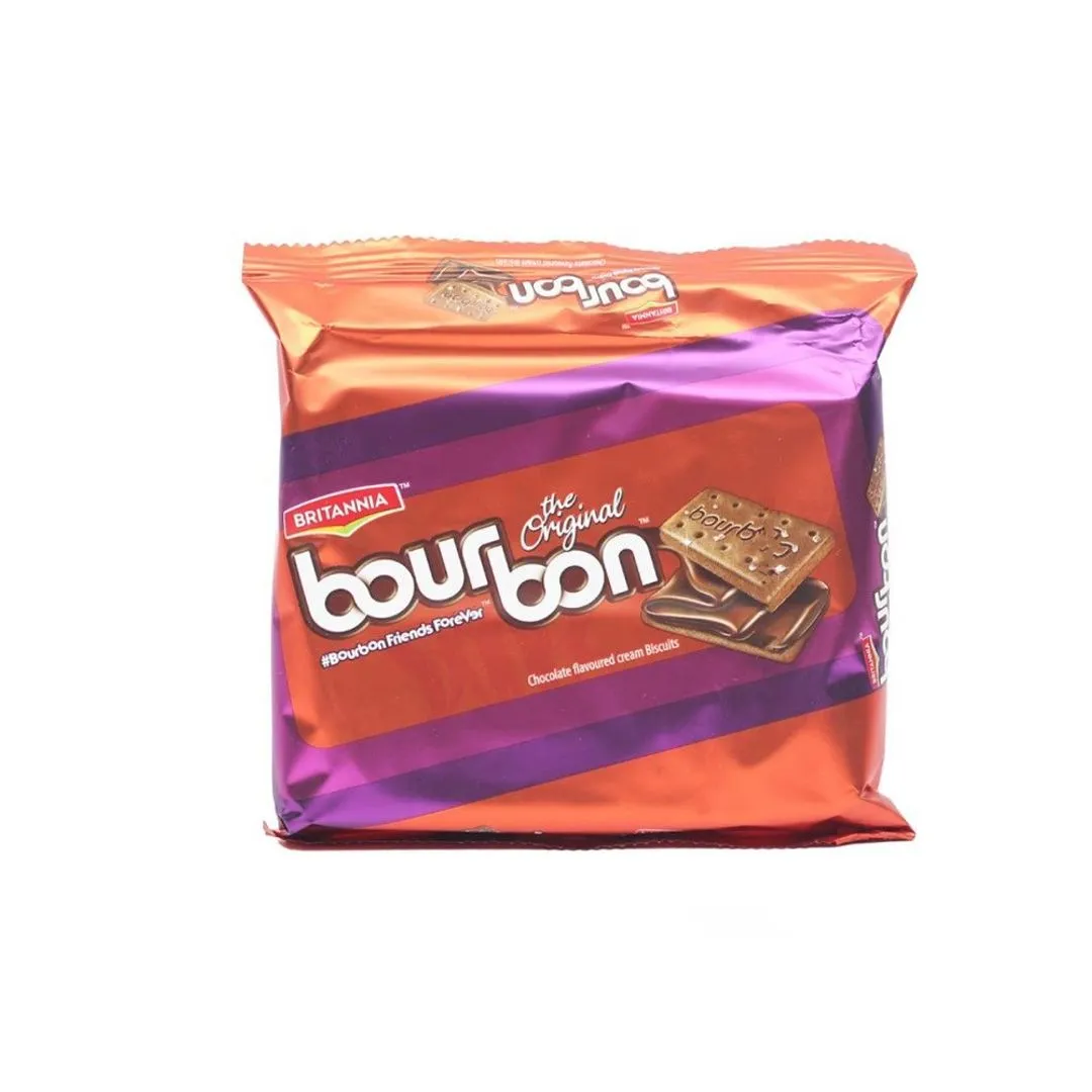 Britannia Bourbon Chocolate Flavoured Cream Biscuits, 200g