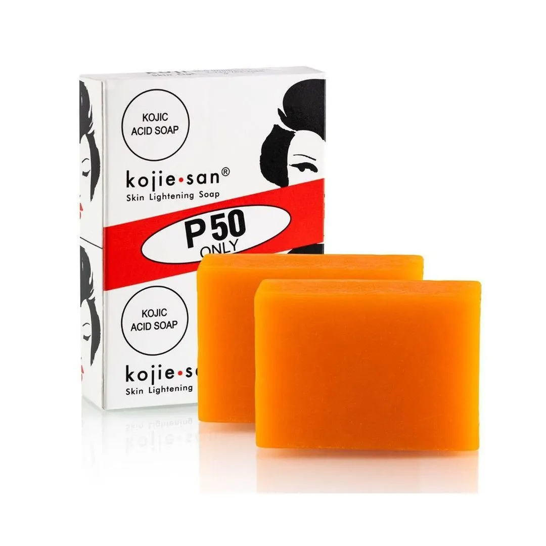 Kojie San Kojic Acid Skin Lightening Soap Bars, 2x65g