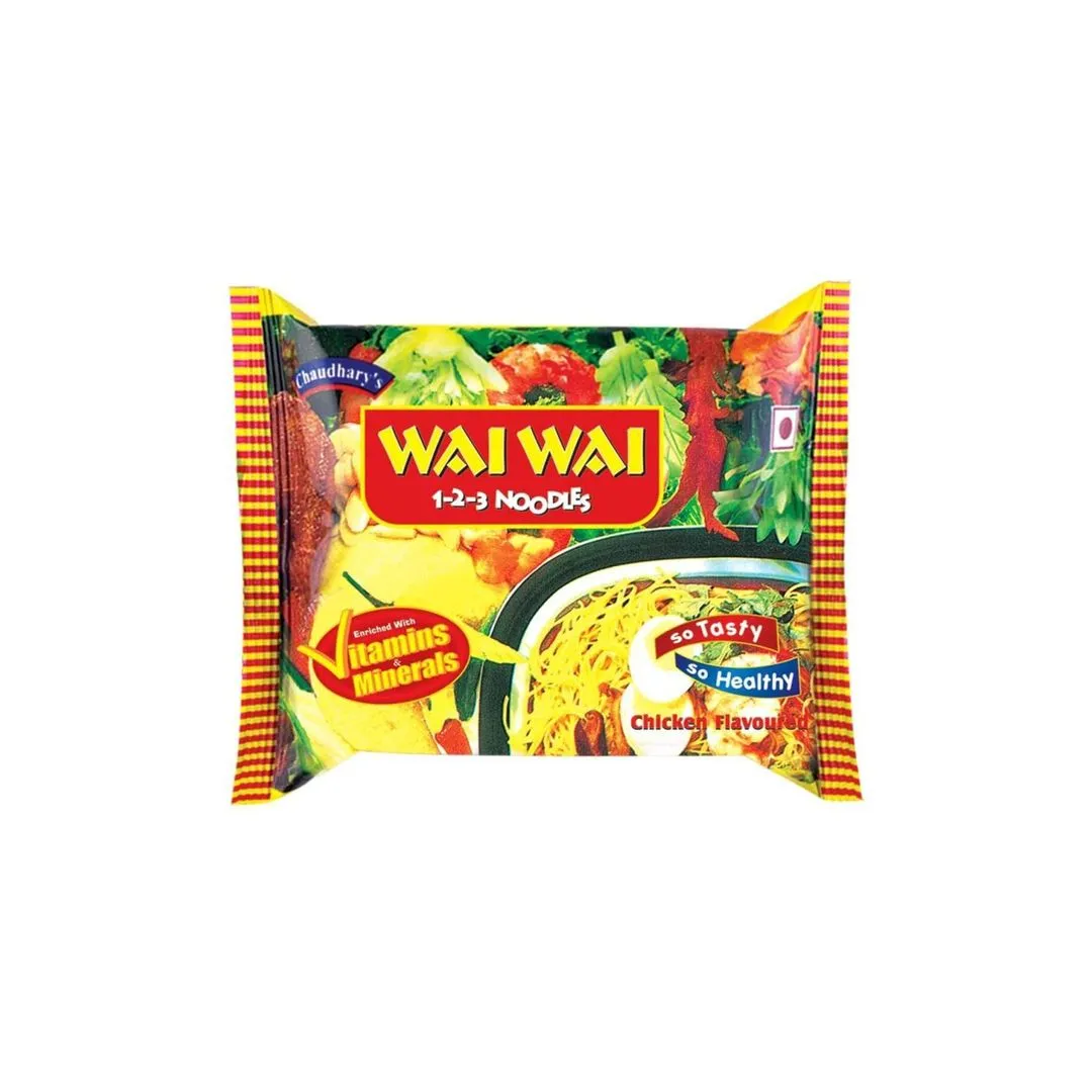 Wai Wai Chicken Flavoured Noodles 70 g