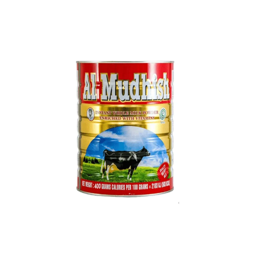 Al Mudhish Milk Powder Tin 400 Gm