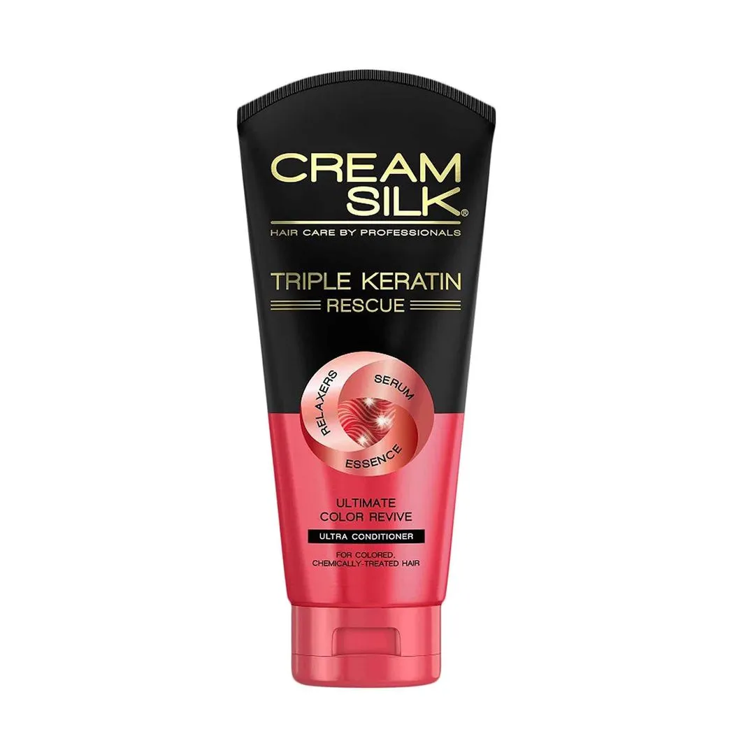 Cream Silk Triple Keratin Rescue Conditioner Color Revive, 150ml