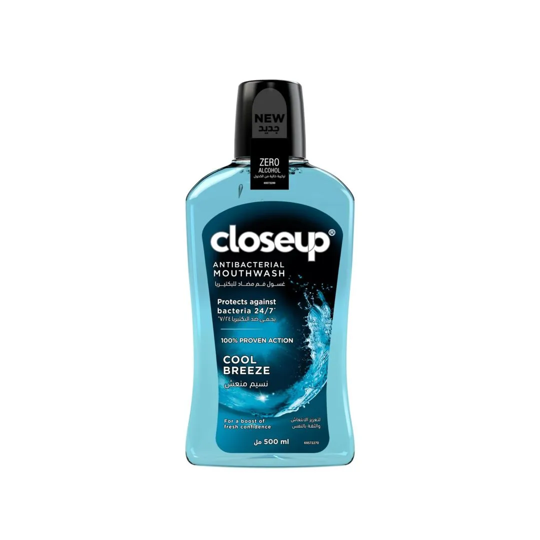Closeup Antibacterial Mouthwash Cool Breeze, 300ml