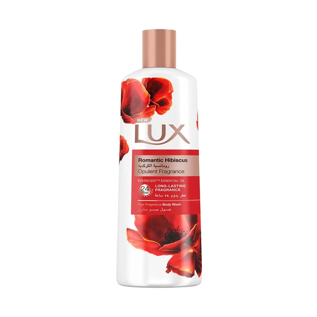 Lux Romantic Hibiscus Body Wash, 700ml