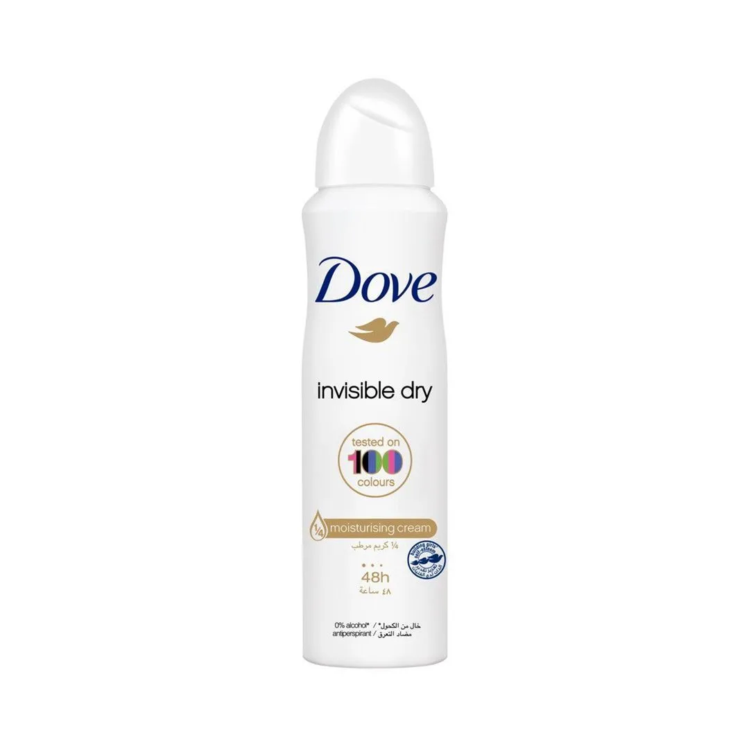 Dove Invisible Dry Antiperspirant Deodorant Spray for Women, 150ml