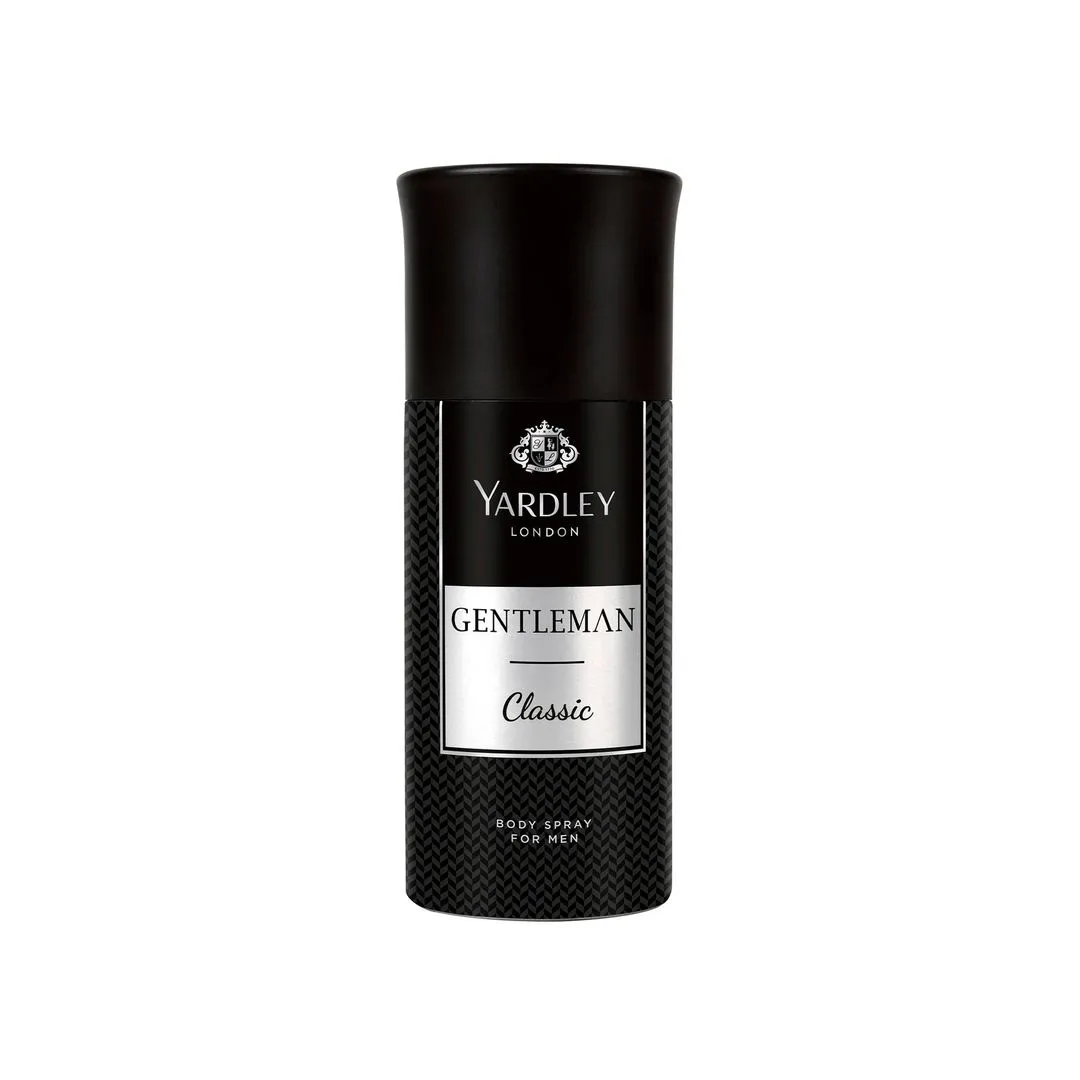 Yardley Gentleman Body Spray, 150ml