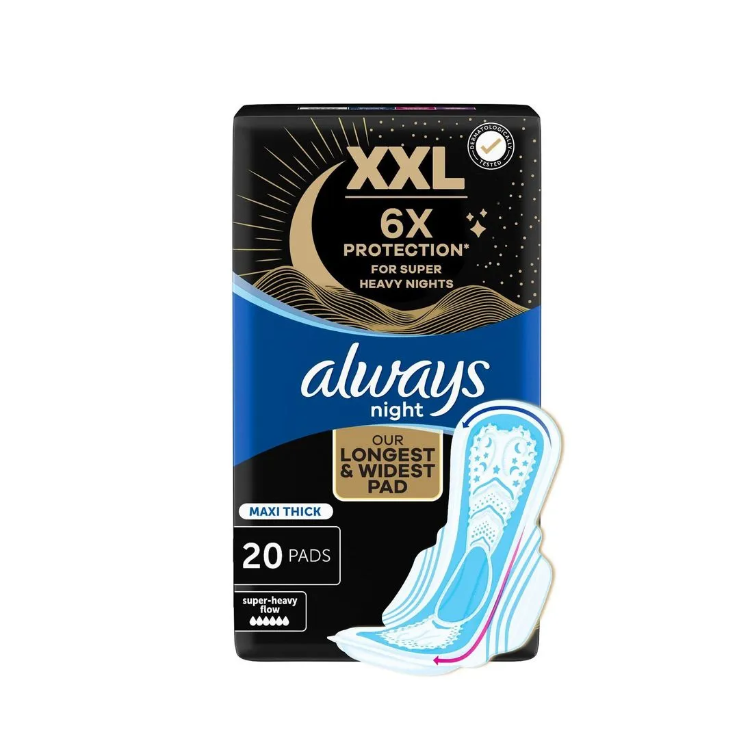 Always Night Maxi Thick Super Heavy  XXl 6xProtection, 20